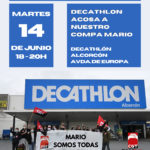 Decathlon acosa y sanciona de nuevo a un miembro de CGT